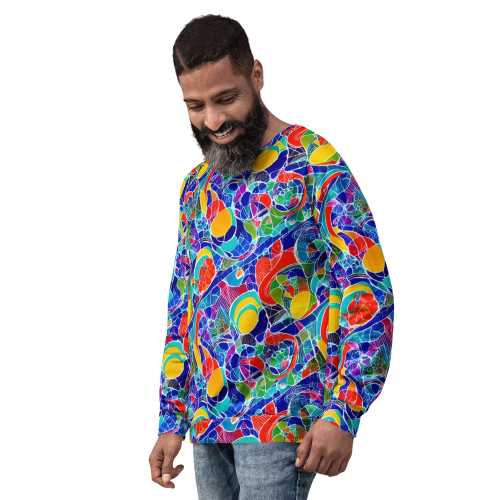 Vivid Fragment on Sweatshirt — Left Front