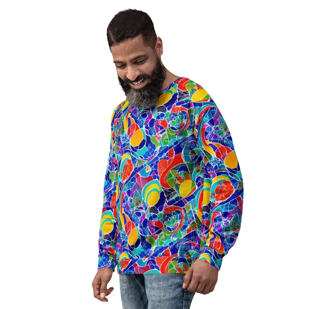 Vivid Fragment on Sweatshirt — Left Front