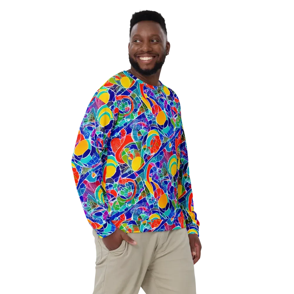 Vivid Fragment on Sweatshirt — Front