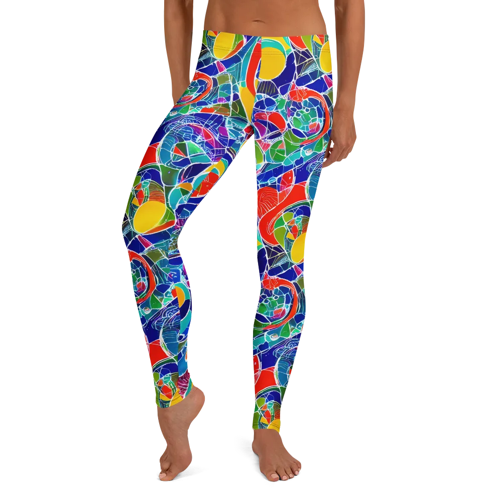Vivid Fragment on Leggings — Front