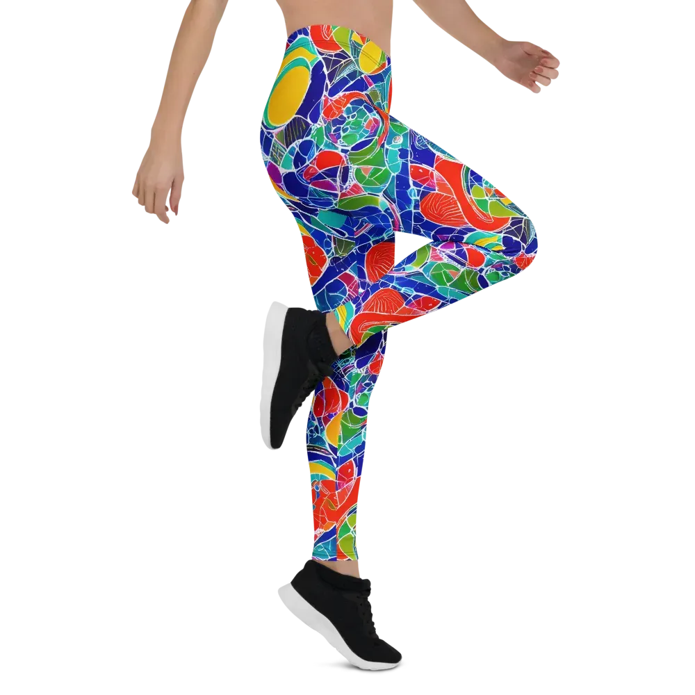 Vivid Fragment on Leggings — Right