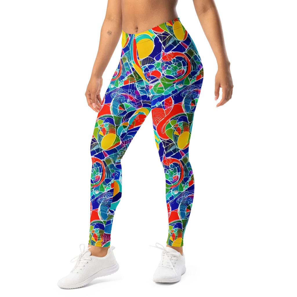 Vivid Fragment on Leggings — Left Front