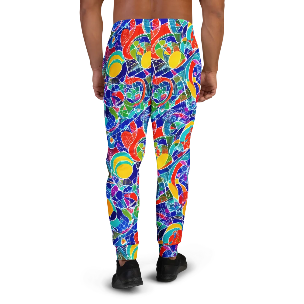 Vivid Fragment on Men's Joggers — Back