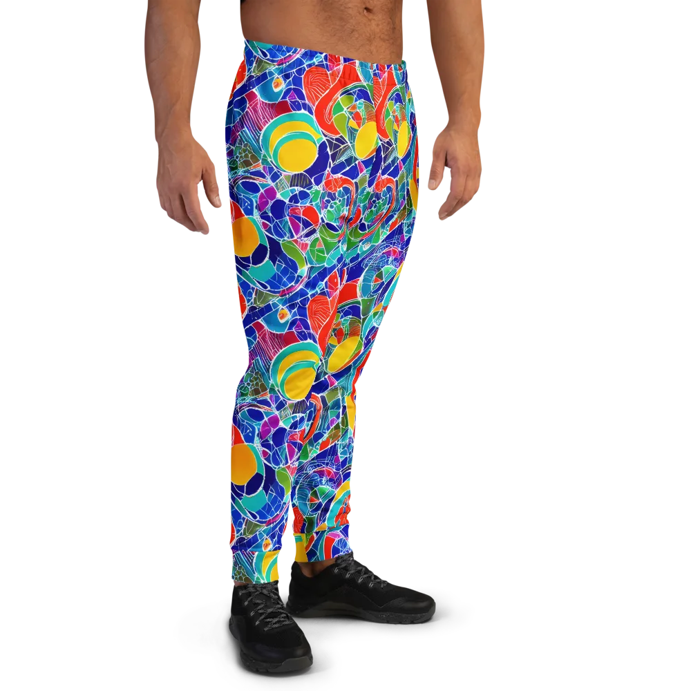 Vivid Fragment on Men's Joggers — Right