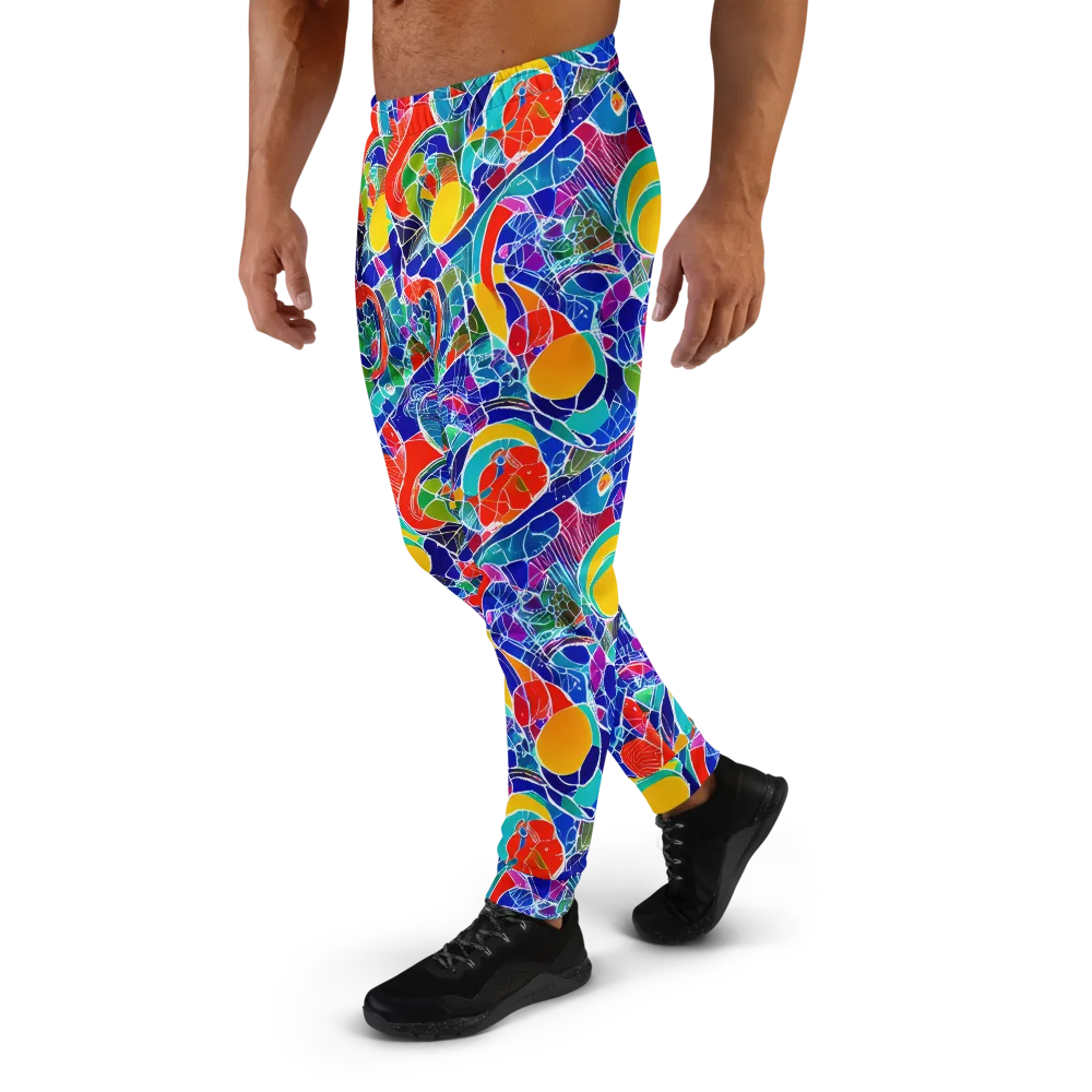 Vivid Fragment on Men's Joggers — Left
