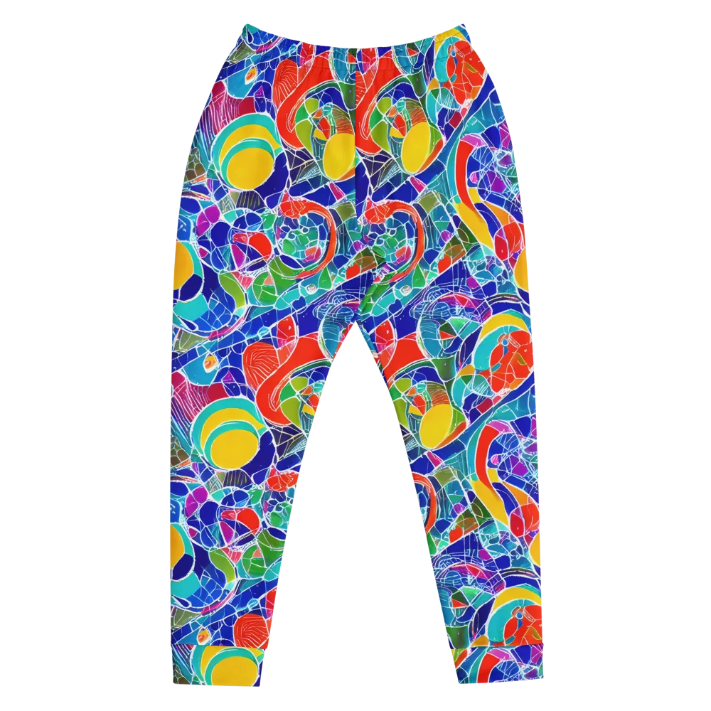 Vivid Fragment on Men's Joggers — Front