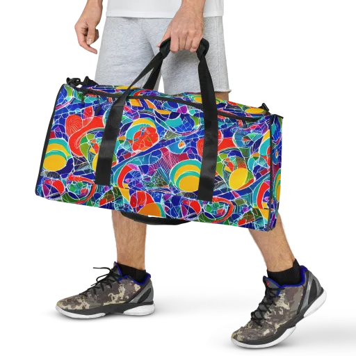 Vivid Fragment on a Duffle Bag