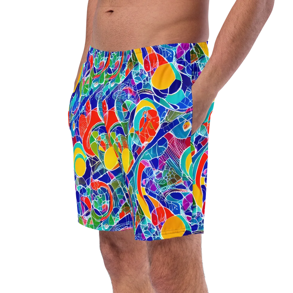 Vivid Fragment on Swim Trunks — Left Front