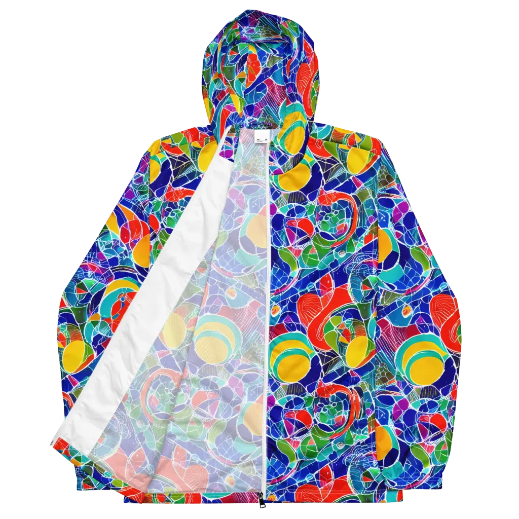 Vivid Fragment on Men's Windbreaker — Front