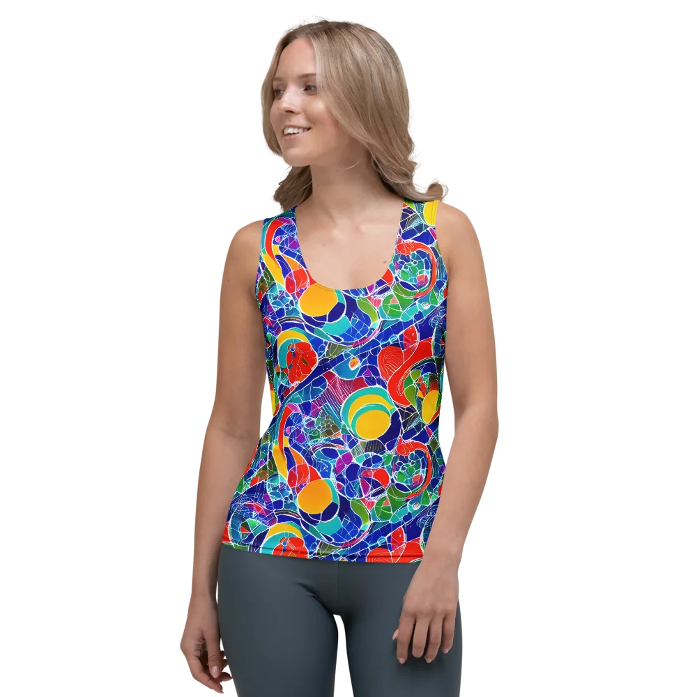 Vivid Fragment on Women's Tank Top — Front