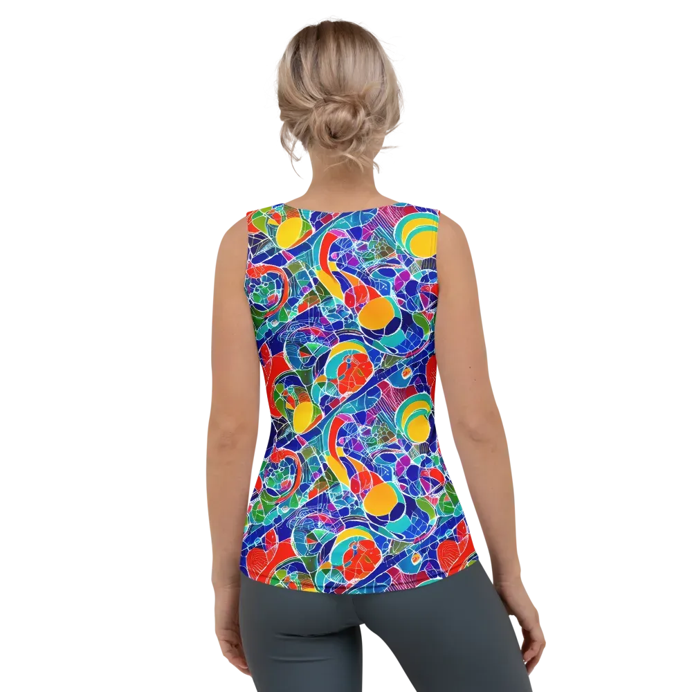 Vivid Fragment on Women's Tank Top — Back