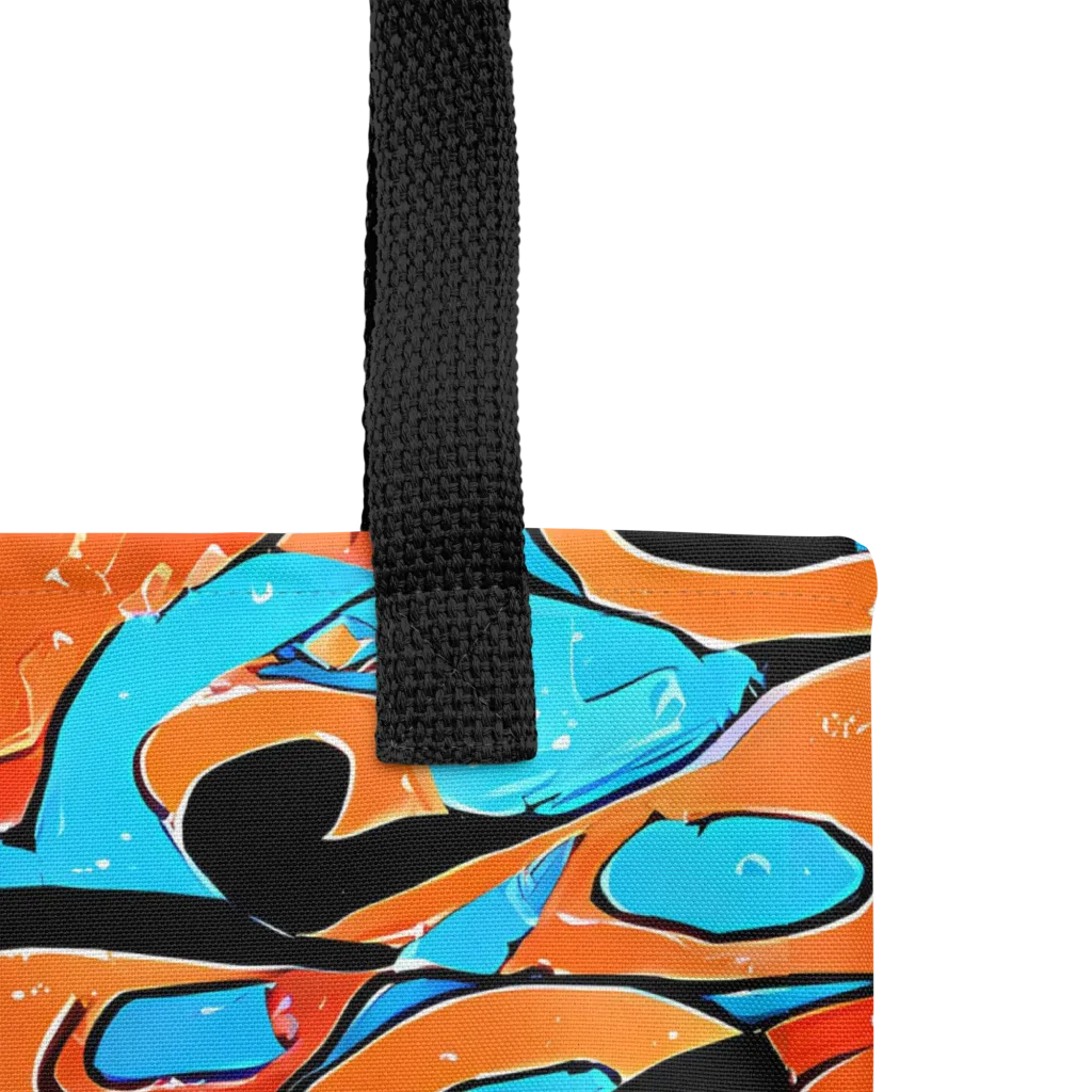Tangerine Flux on Tote Bag — Product details