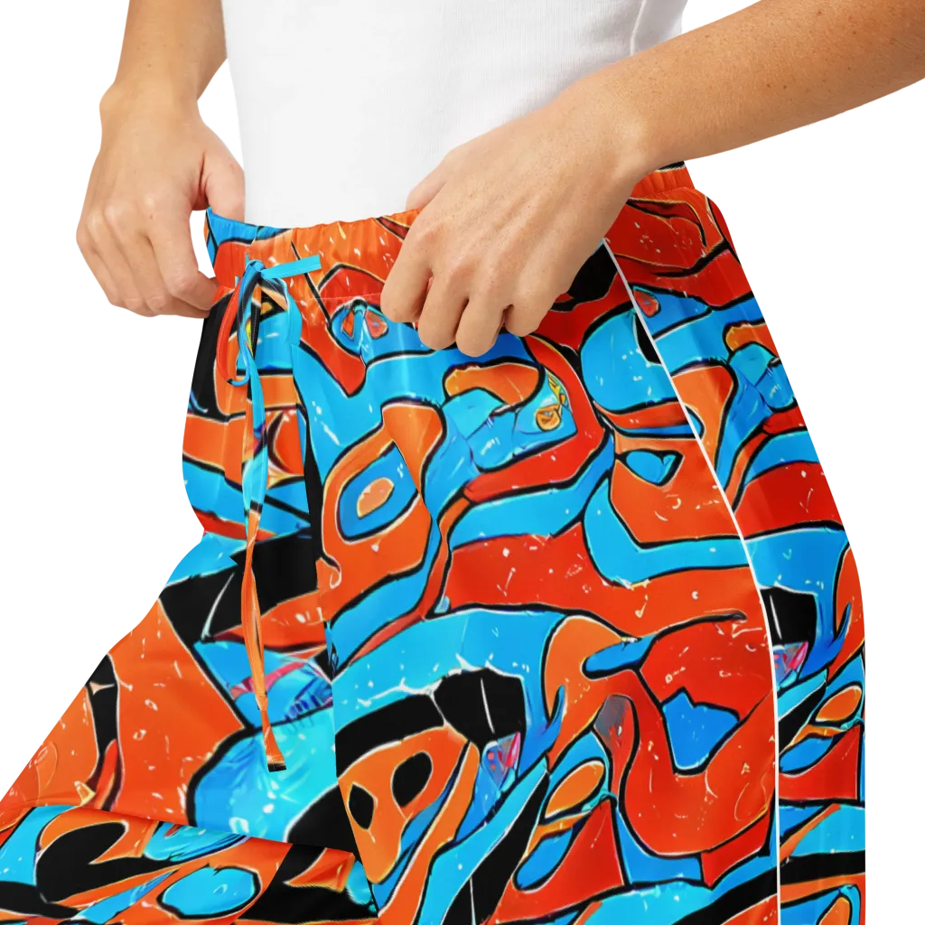 Tangerine Flux on Women's Pajama Pants — Product details