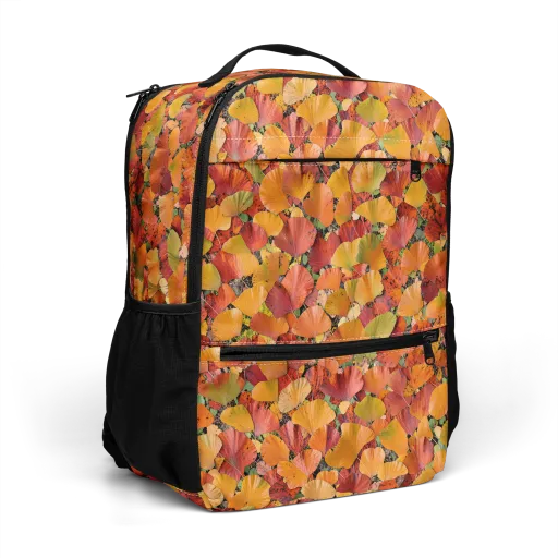 Autumn Fan Dance on a Utility Backpack