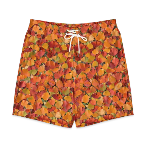 Autumn Fan Dance on a Men's Board Shorts