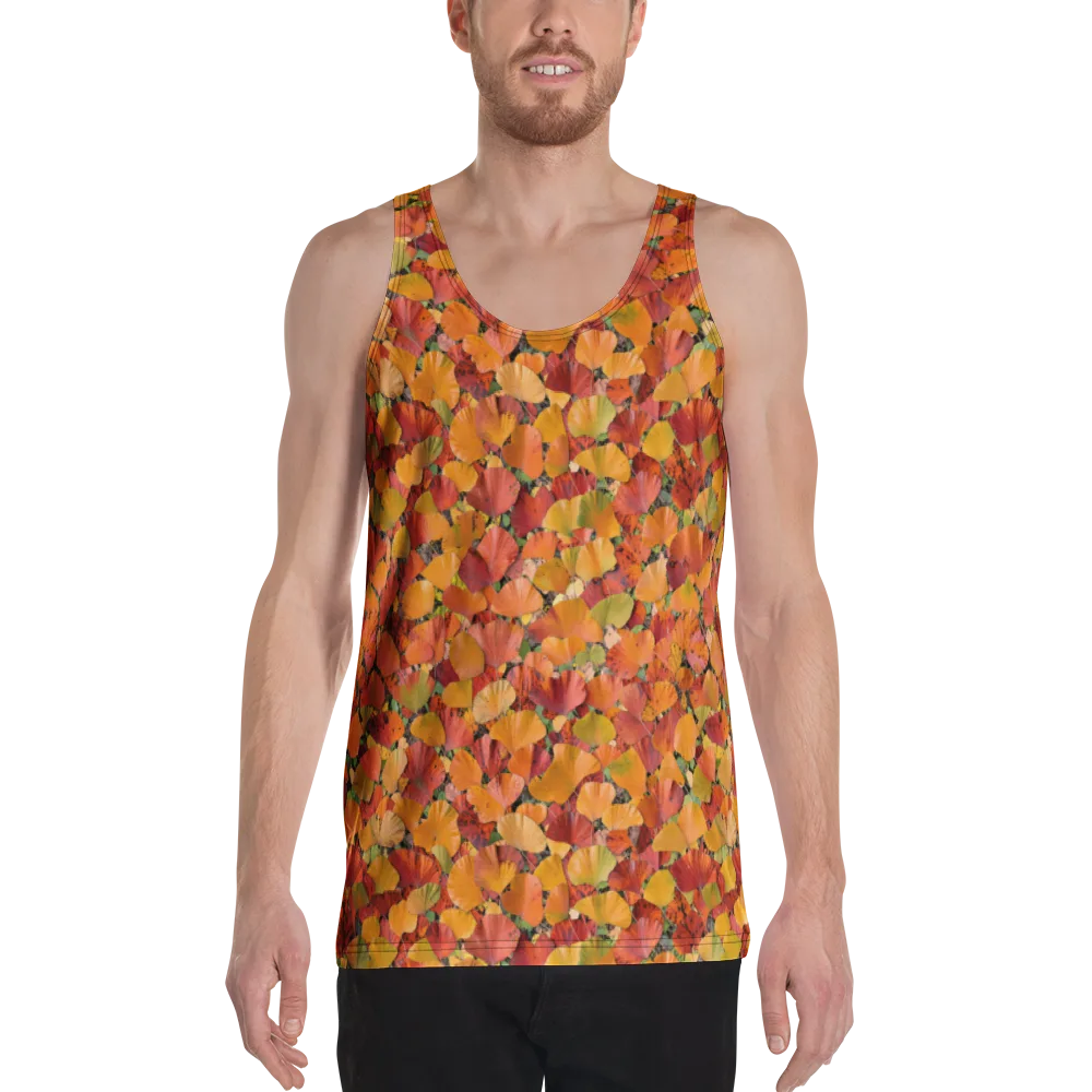 Autumn Fan Dance on Men's Tank Top — Front