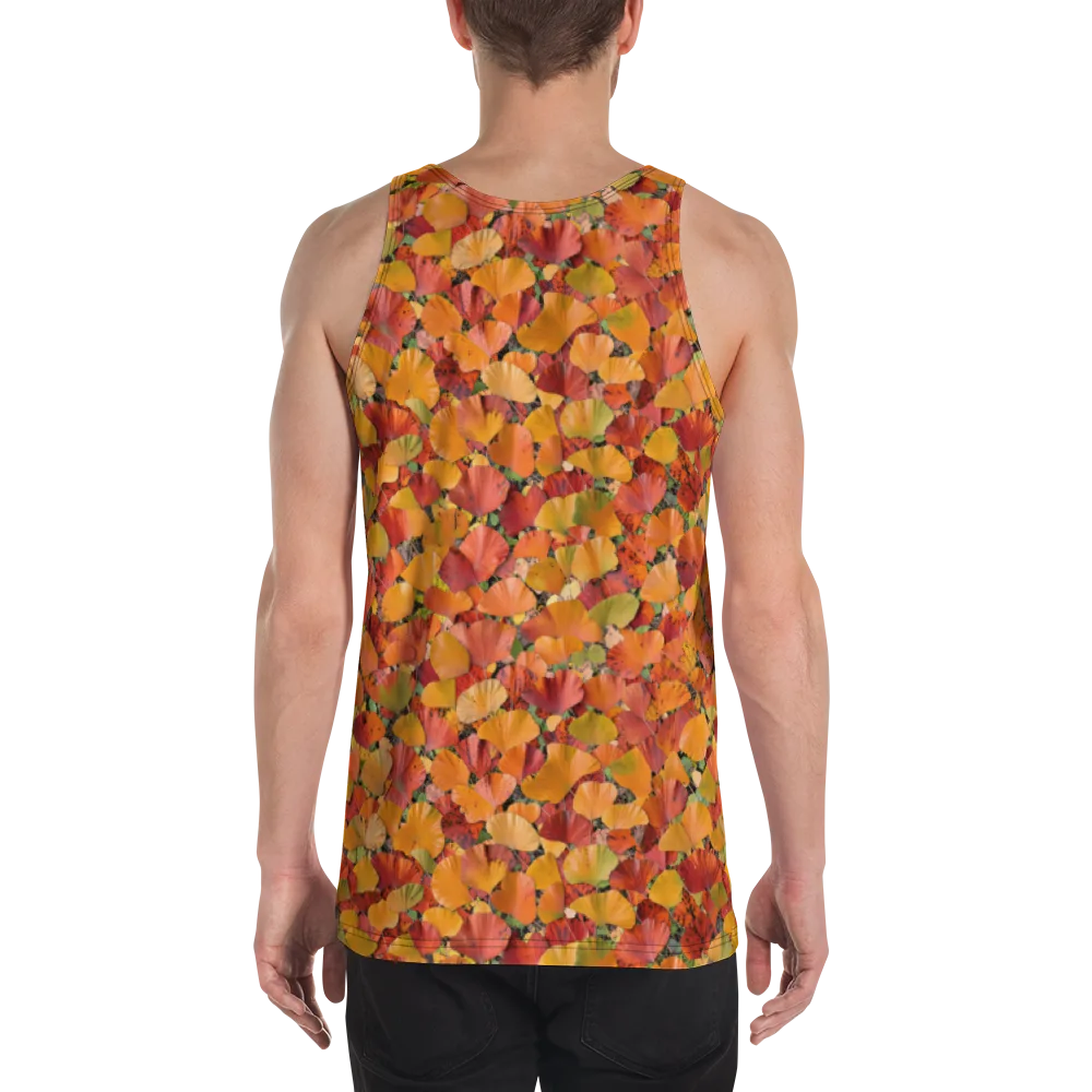 Autumn Fan Dance on Men's Tank Top — Back