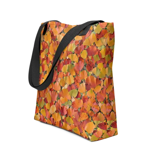 Autumn Fan Dance on a Tote Bag