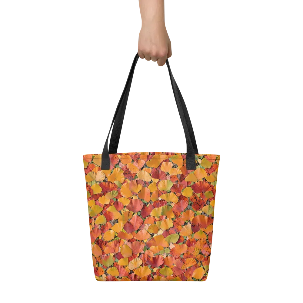 Autumn Fan Dance on Tote Bag — Front