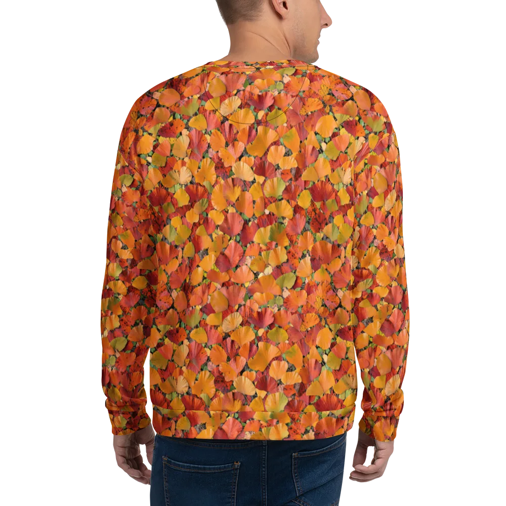 Autumn Fan Dance on Sweatshirt — Back