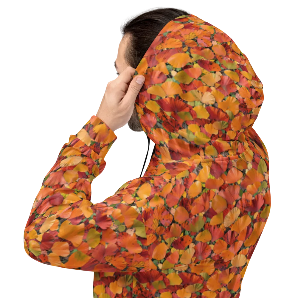 Autumn Fan Dance on Hoodie — Back