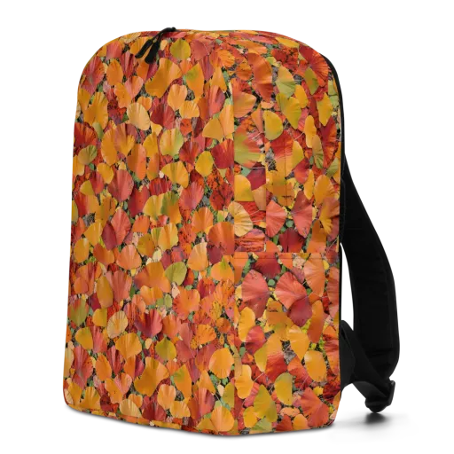 Autumn Fan Dance on a Minimalist Backpack