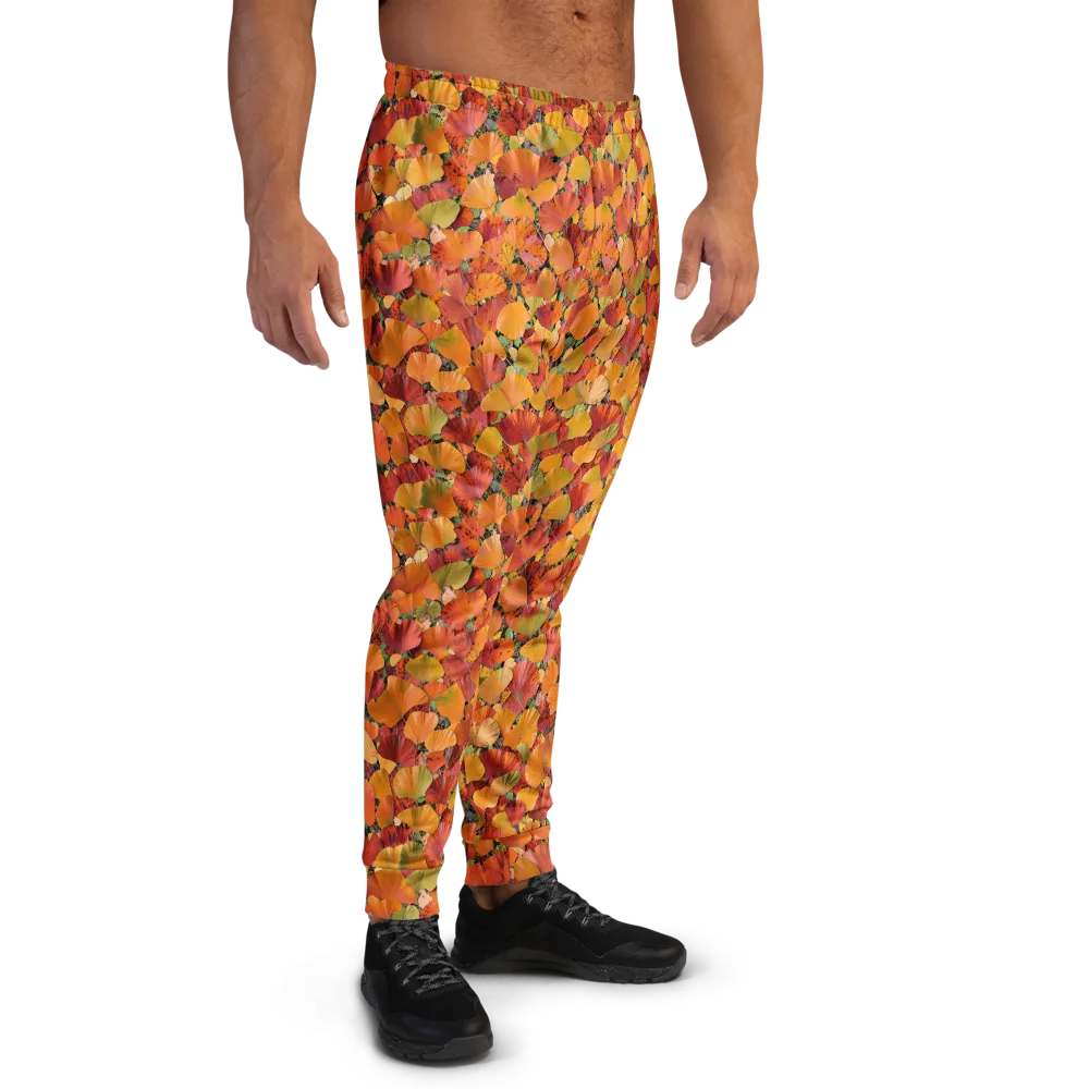 Autumn Fan Dance on Men's Joggers — Right