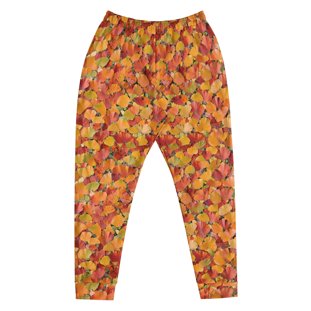 Autumn Fan Dance on Men's Joggers — Front