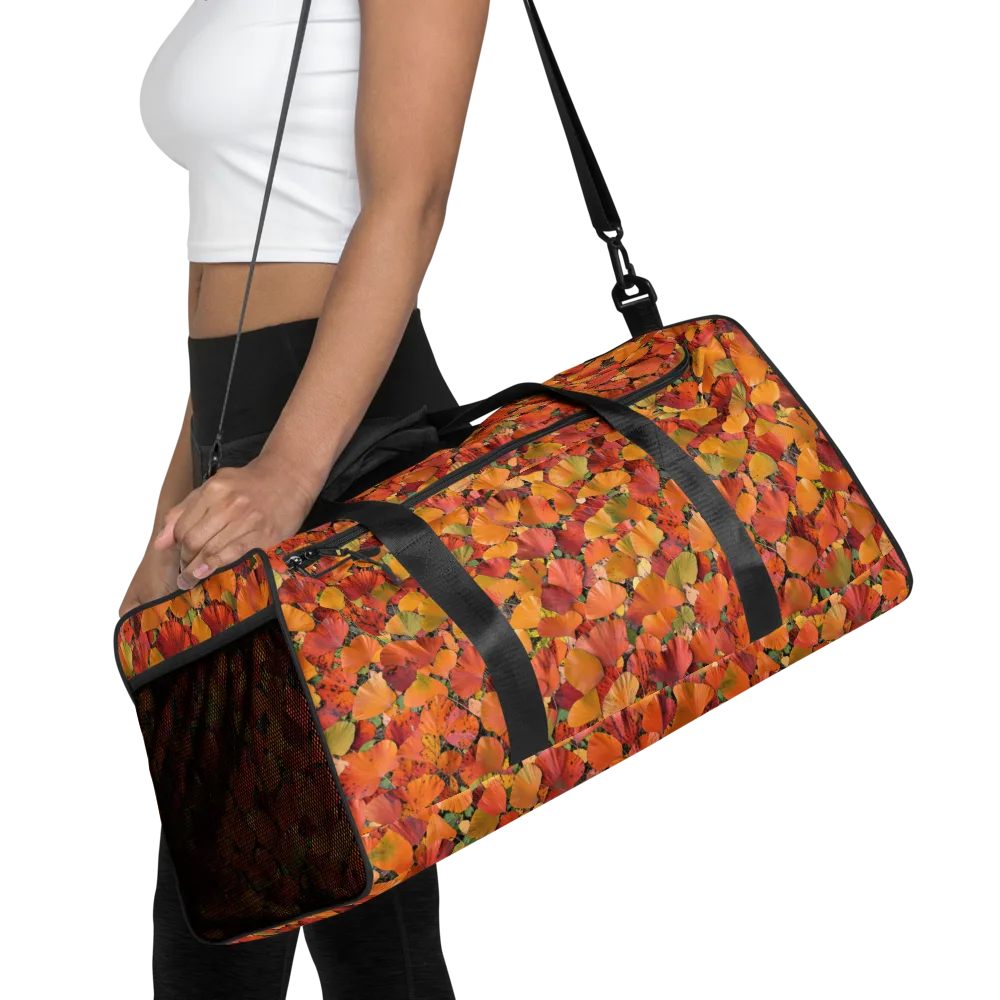 Autumn Fan Dance on Duffle Bag — Front