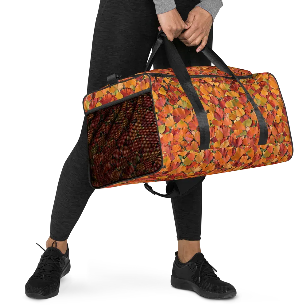 Autumn Fan Dance on Duffle Bag — Right Front