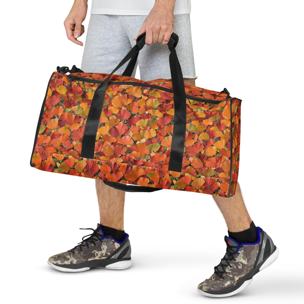 Autumn Fan Dance on Duffle Bag — Front