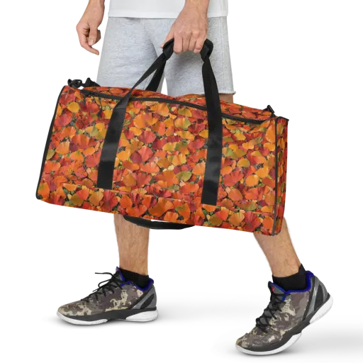 Autumn Fan Dance on a Duffle Bag