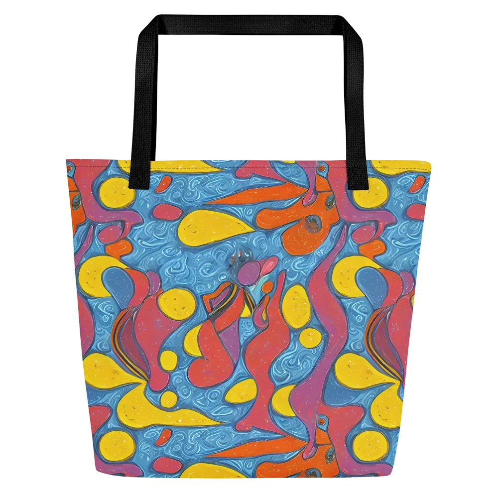 Surreal Splash on Large Tote Bag W/ Pocket — Front