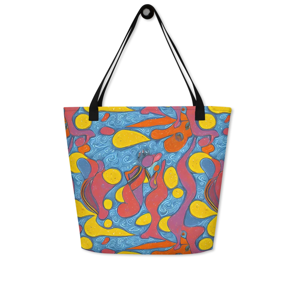 Surreal Splash on Large Tote Bag W/ Pocket — Front