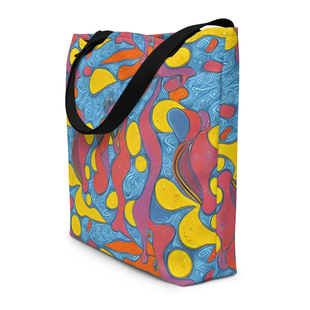 Surreal Splash on Large Tote Bag W/ Pocket — Front