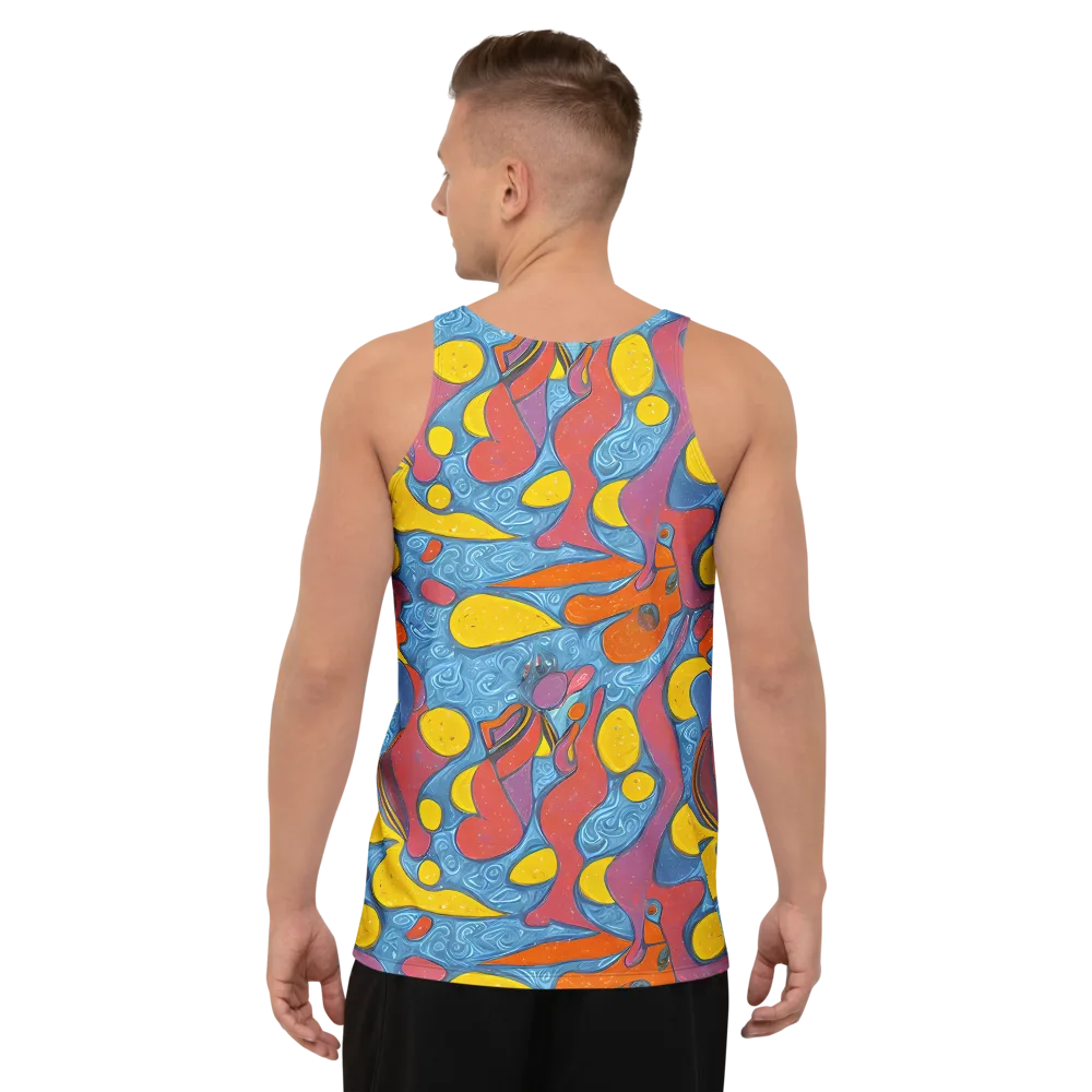 Surreal Splash on Men's Tank Top — Back