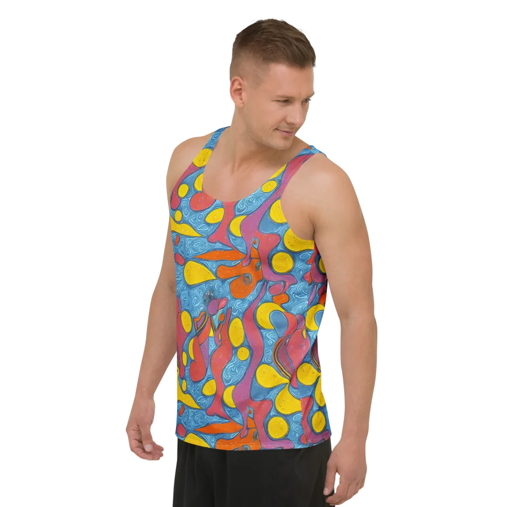Surreal Splash on Men's Tank Top — Left Front