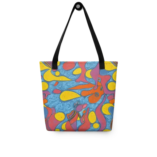Surreal Splash on a Tote Bag
