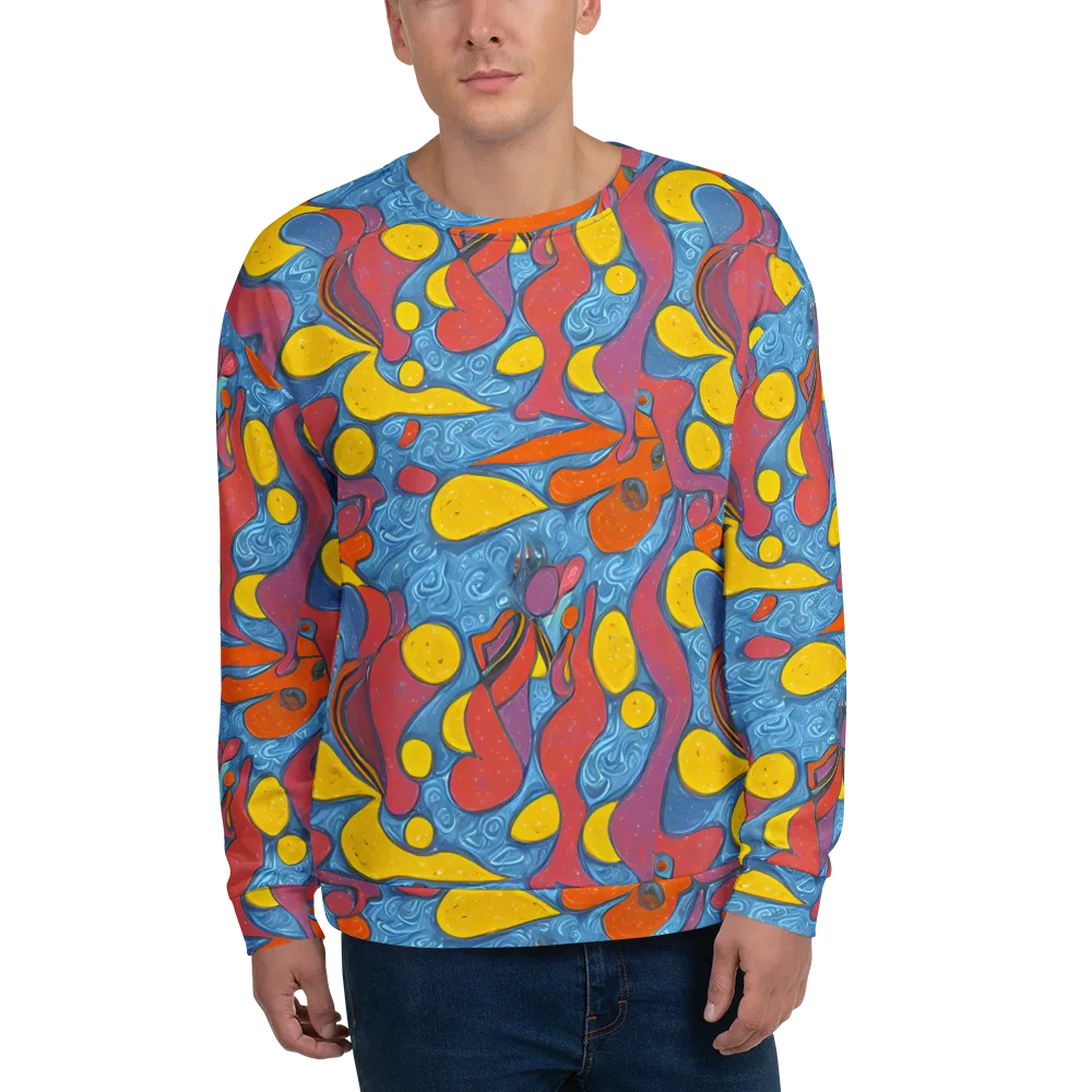 Surreal Splash on Sweatshirt — Front