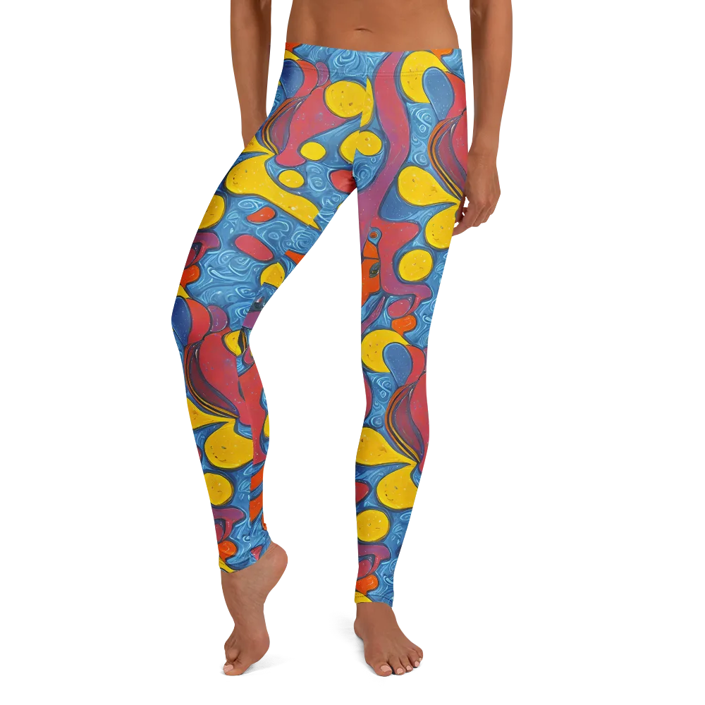 Surreal Splash on Leggings — Front