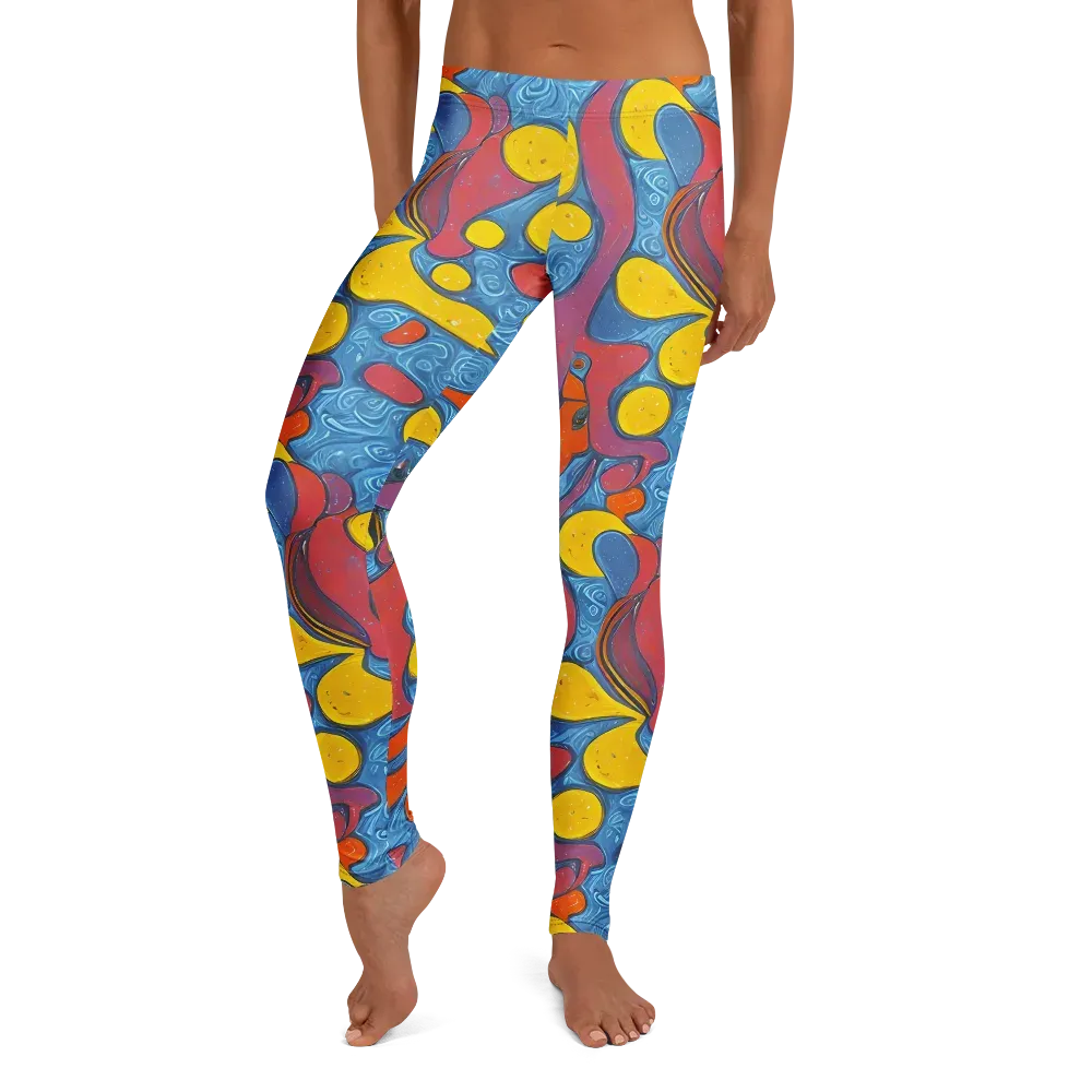 Surreal Splash on Leggings — Front
