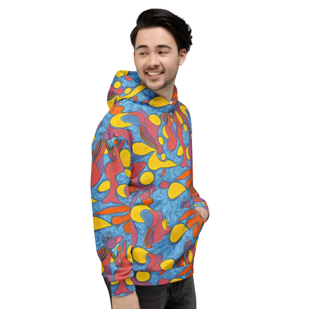 Surreal Splash on Hoodie — Right