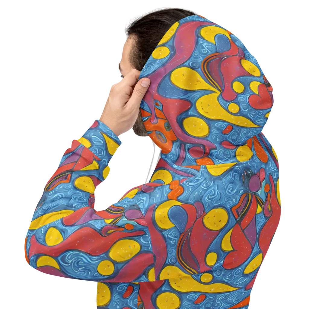 Surreal Splash on Hoodie — Back