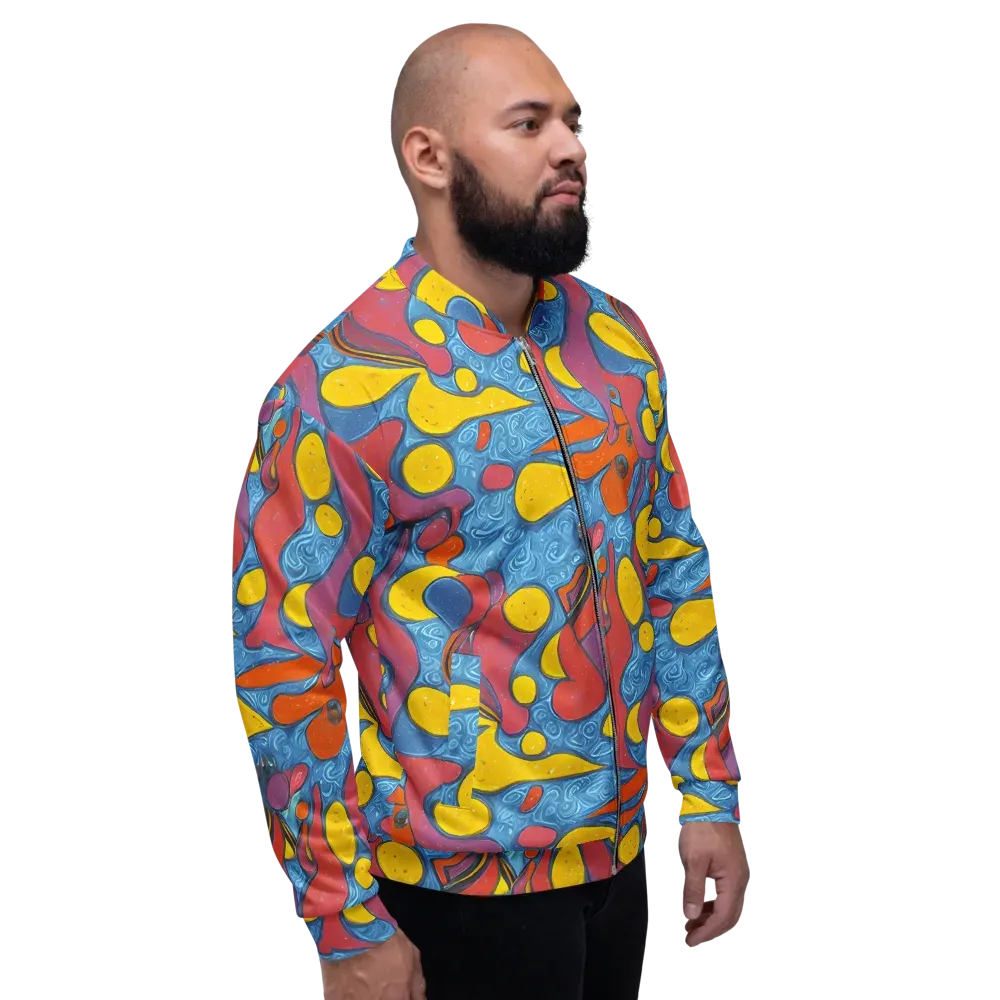 Surreal Splash on Bomber Jacket — Right