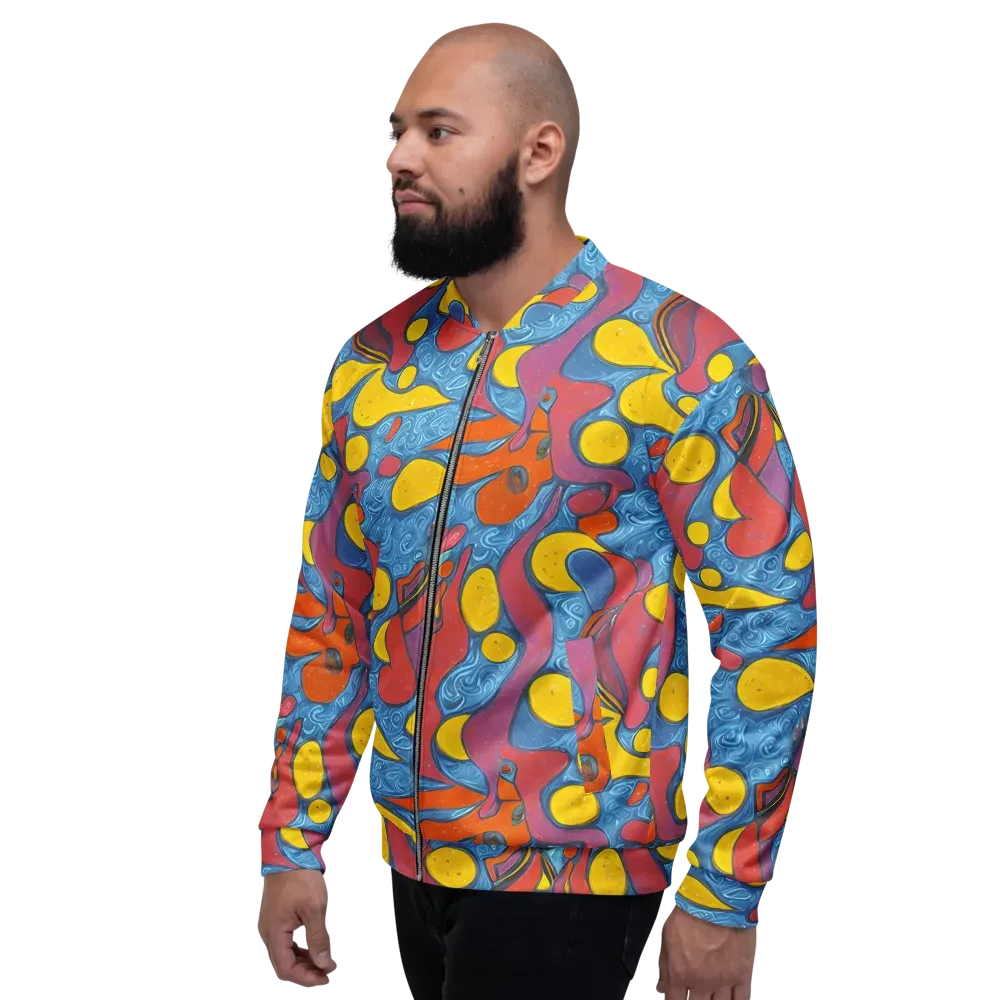 Surreal Splash on Bomber Jacket — Left