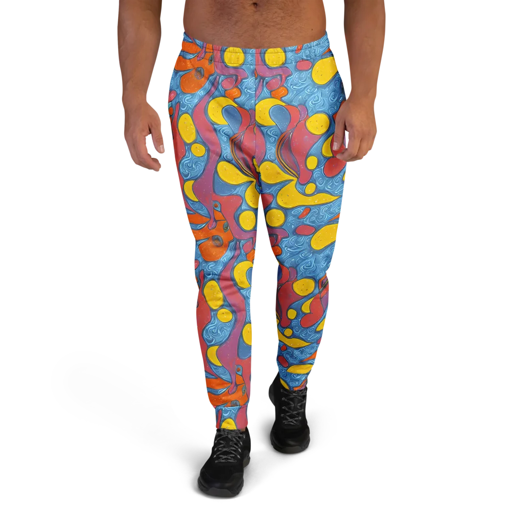 Surreal Splash on Men's Joggers — Front