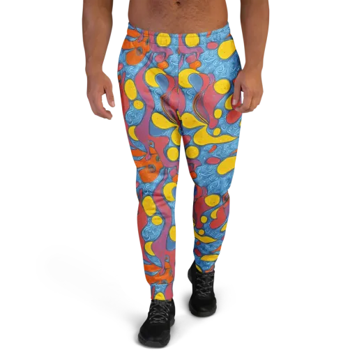 Surreal Splash on a Men's Joggers