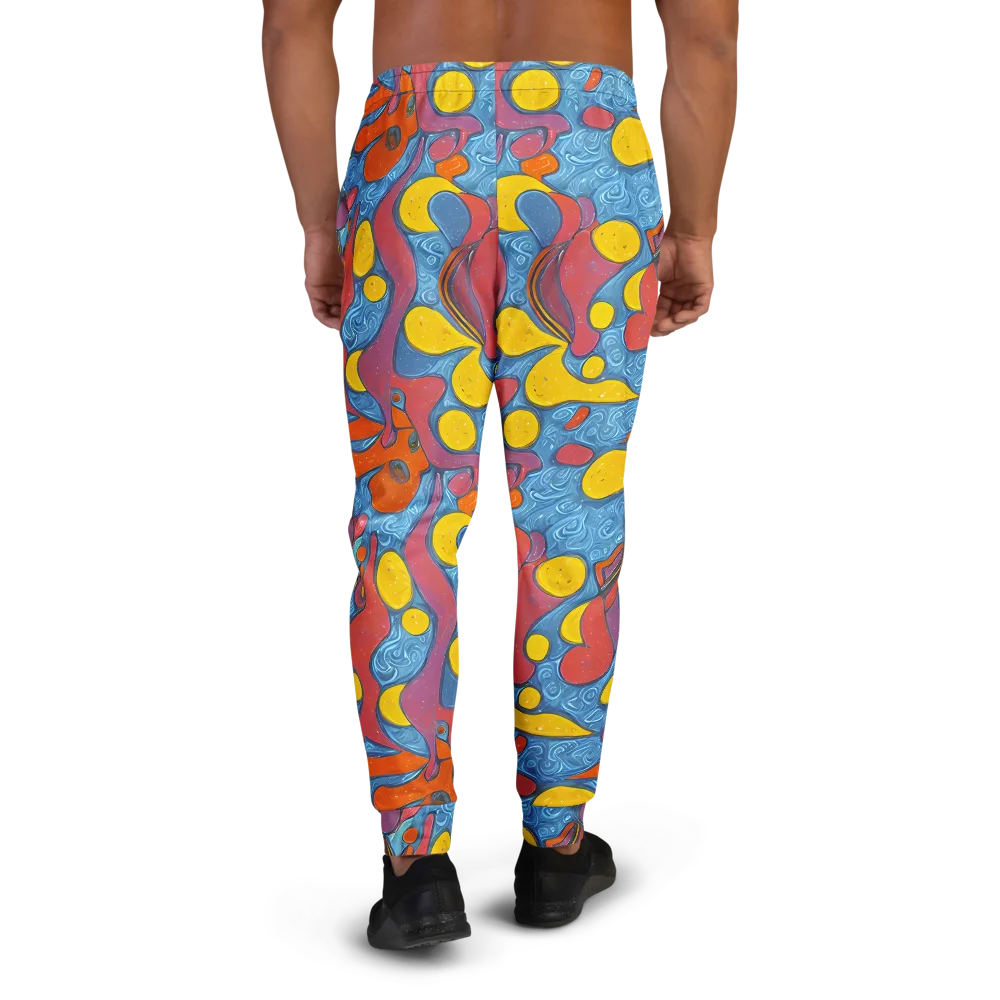 Surreal Splash on Men's Joggers — Back