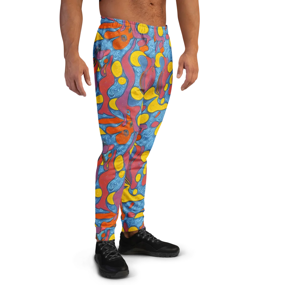 Surreal Splash on Men's Joggers — Right