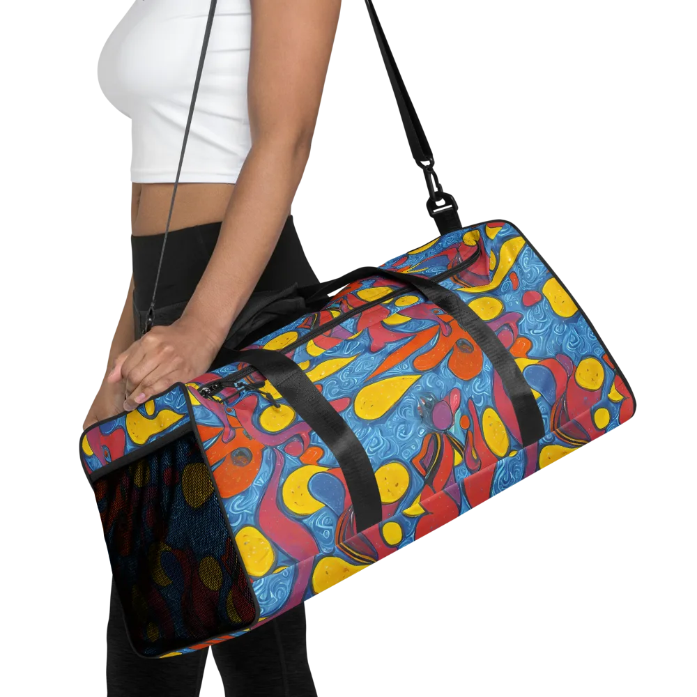 Surreal Splash on Duffle Bag — Front